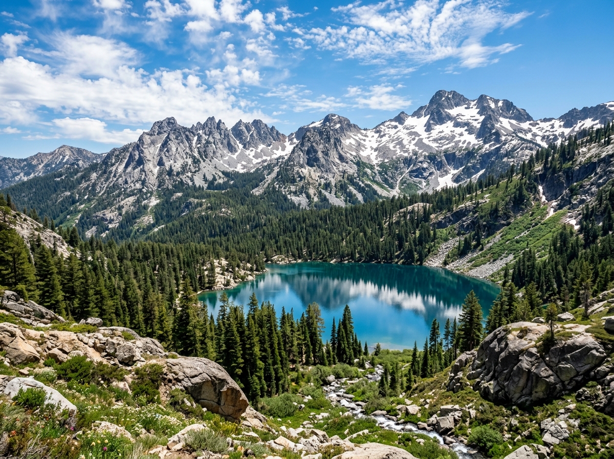 Trinity County Mountain Lake