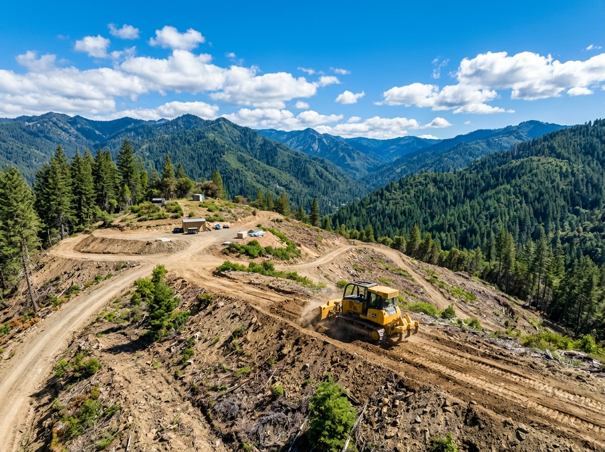 Hillside Lot Clearing